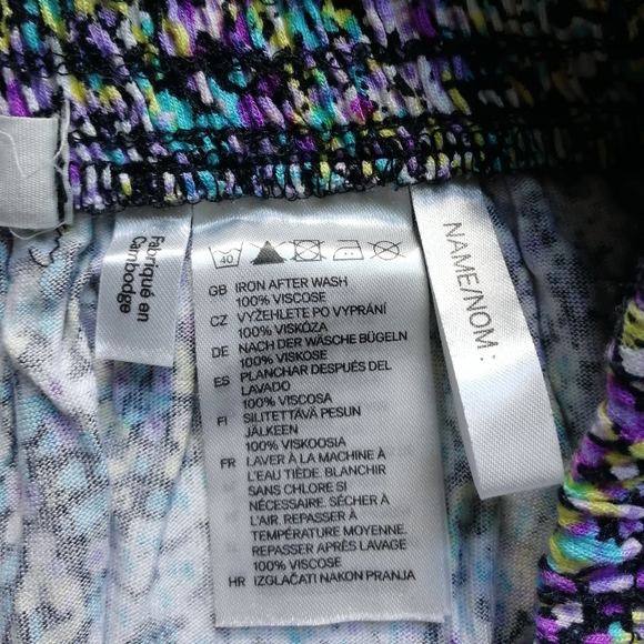 H&M Girls Floral Pocket Mini Skirt 11-12 - Picture 3 of 5